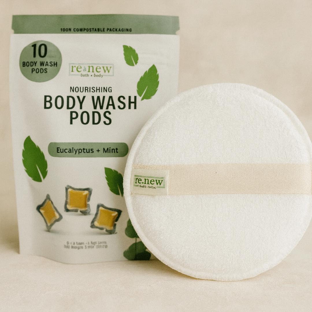Body Wash Pod + Dual-Sided Sponge Starter Kit
